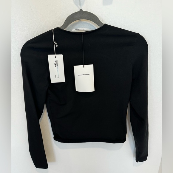 NWT ALEXANDER WANG cut-out long-sleeved top size small - Picture 6 of 6